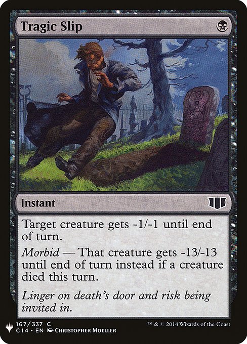 Tragic Slip - The List Reprints