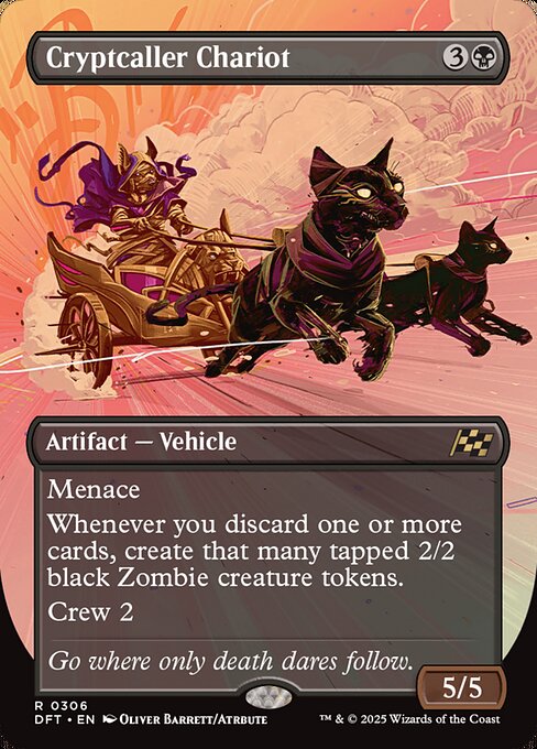 Cryptcaller Chariot (Borderless) (Foil) - Aetherdrift