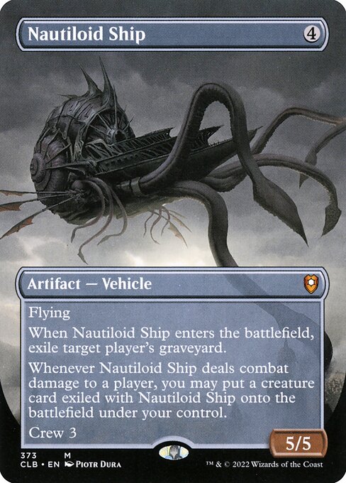 Nautiloid Ship (Borderless) - Commander Legends: Battle for Baldur's Gate
