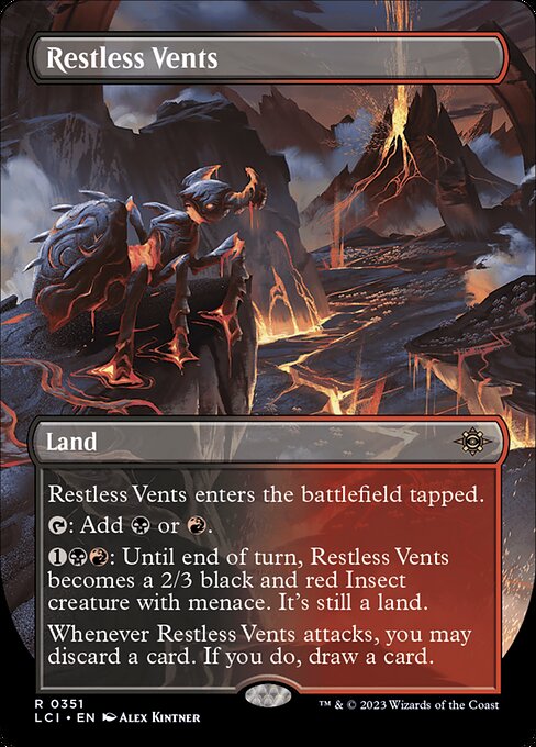 Restless Vents (Borderless) - The Lost Caverns of Ixalan