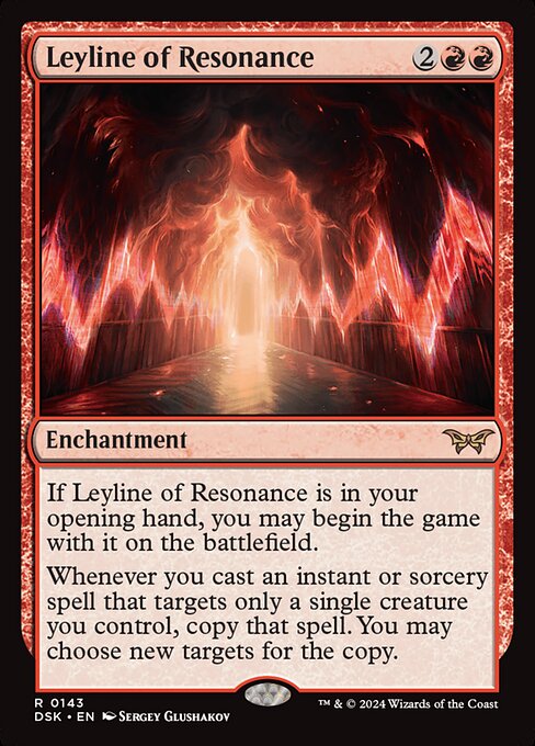 Leyline of Resonance (Foil) - Duskmourn: House of Horror