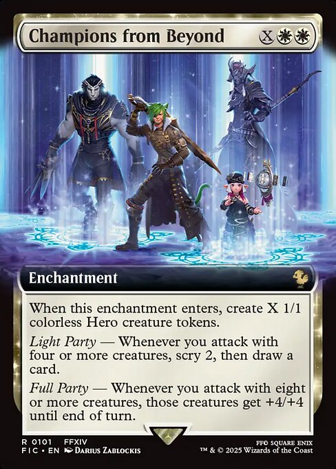 Champions from Beyond (Extended Art) - Commander: FINAL FANTASY