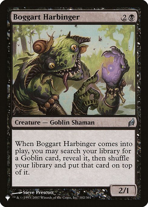 Boggart Harbinger - The List Reprints