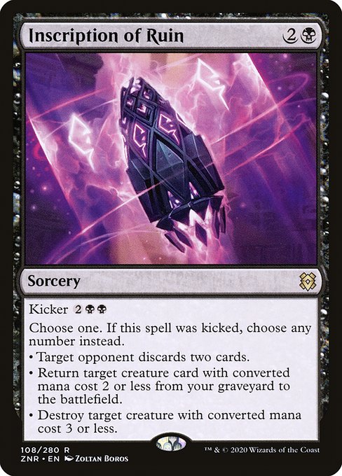 Inscription of Ruin (Foil) - Zendikar Rising
