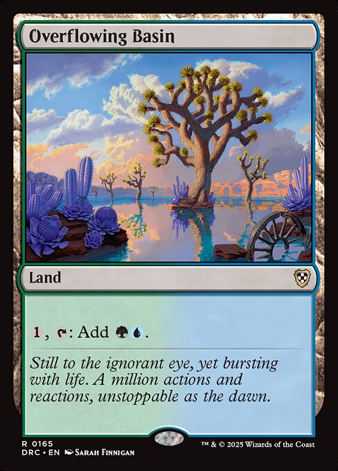 Overflowing Basin - Commander: Aetherdrift