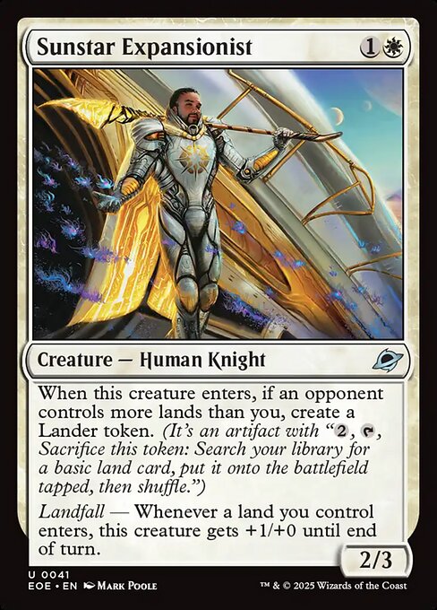 Sunstar Expansionist - Edge of Eternities