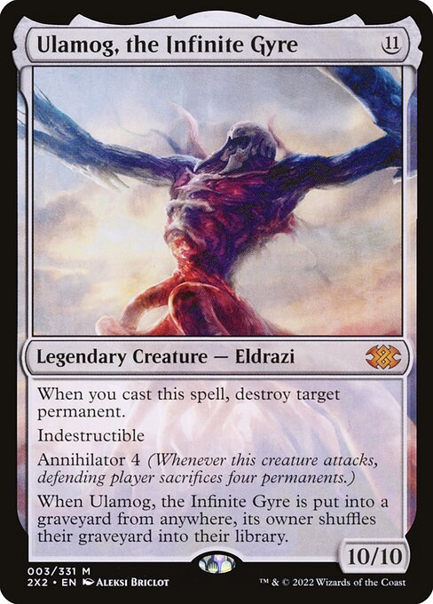 Ulamog, the Infinite Gyre (Borderless) (Foil) - Double Masters 2022