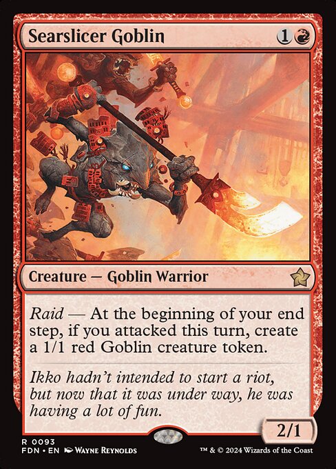 Searslicer Goblin (Foil) - Foundations