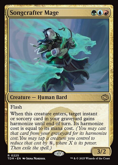 Songcrafter Mage (Borderless) (Foil) - Tarkir: Dragonstorm
