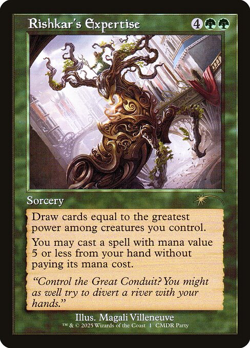 Rishkar's Expertise (Retro Frame) (Foil) - WPN & Gateway Promos