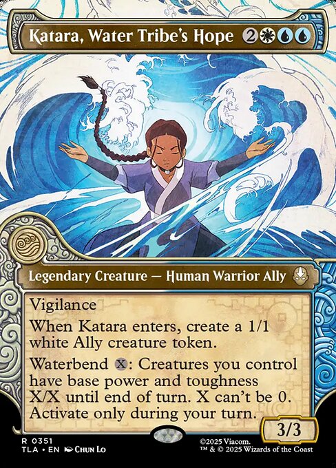 Katara, Water Tribe's Hope (Showcase) (Foil) - Avatar: The Last Airbender