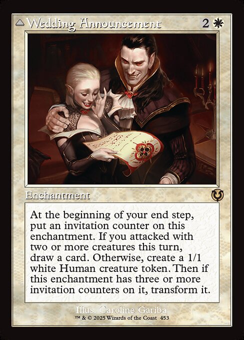 Wedding Announcement (Retro Frame) - Innistrad Remastered