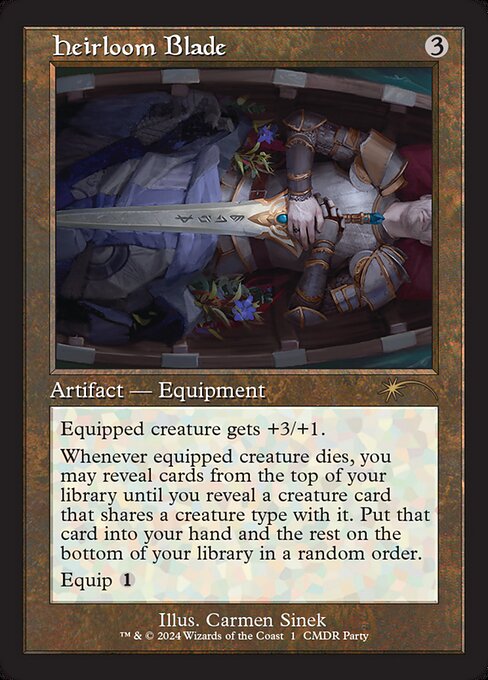 Heirloom Blade (Retro Frame) (Foil) - WPN & Gateway Promos