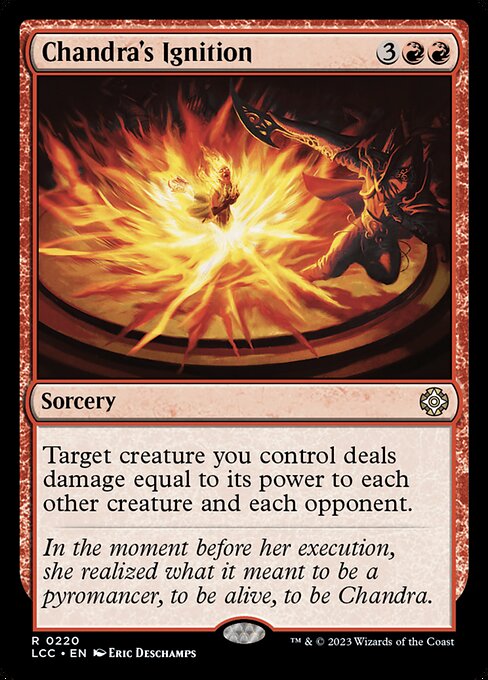 Chandra's Ignition (Ripple Foil) - Commander: Modern Horizons 3