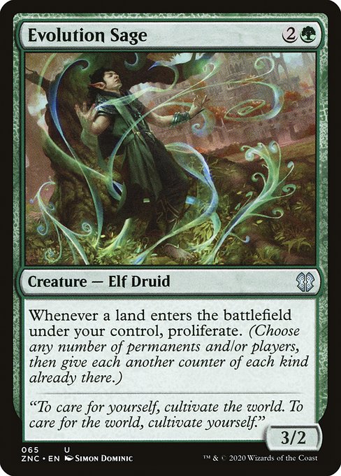 Evolution Sage - Commander: Zendikar Rising