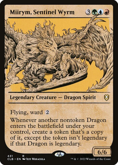 Miirym, Sentinel Wyrm (Showcase) - Commander Legends: Battle for Baldur's Gate