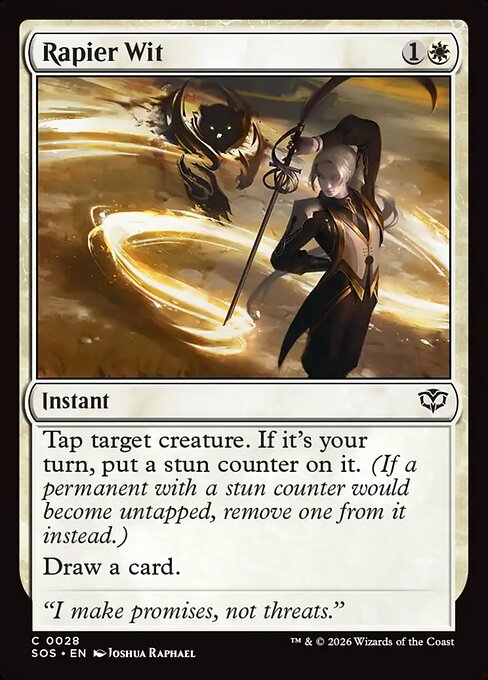 Rapier Wit (Foil) - Secrets of Strixhaven