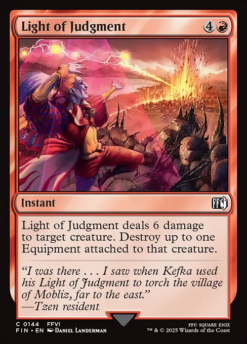 Light of Judgment (Foil) - FINAL FANTASY