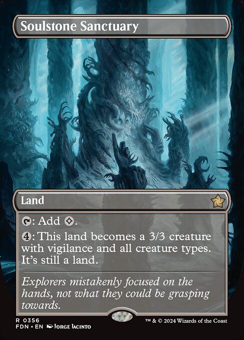 Soulstone Sanctuary (Borderless) (Foil) - Foundations