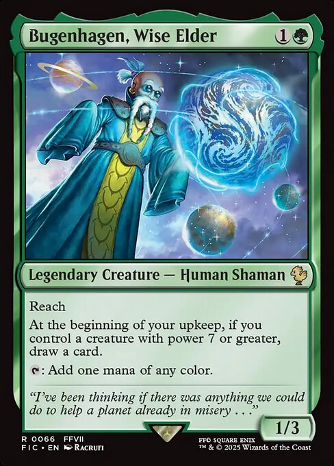 Bugenhagen, Wise Elder - Commander: FINAL FANTASY