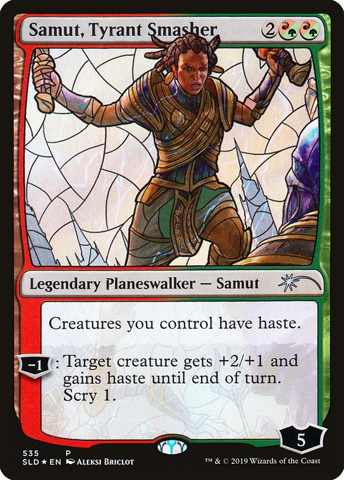 Samut, Tyrant Smasher (Stained Glass) - Secret Lair Drop Series