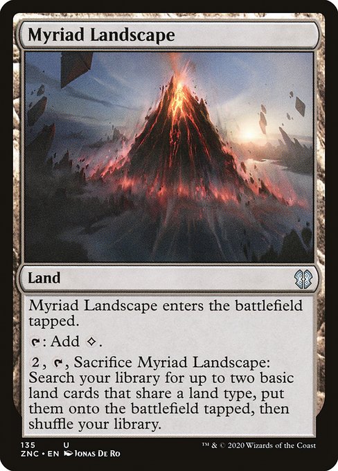 Myriad Landscape - Commander: Zendikar Rising