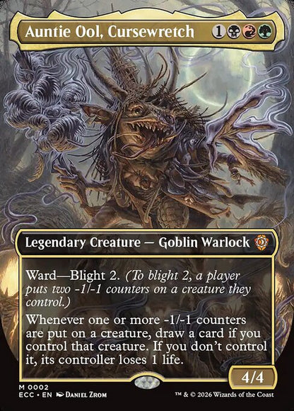 Auntie Ool, Cursewretch (Borderless) - Commander: Lorwyn Eclipsed