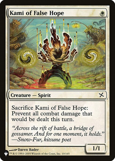 Kami of False Hope - The List Reprints