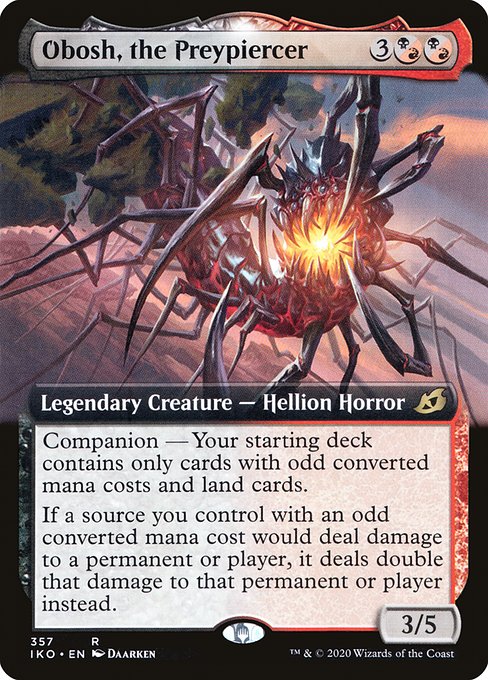 Obosh, the Preypiercer (Extended Art) (Foil) - Ikoria: Lair of Behemoths