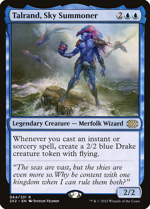 Talrand, Sky Summoner (Foil) - Double Masters 2022
