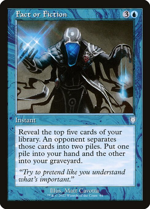 Fact or Fiction (Retro Frame) - Commander: The Brothers' War