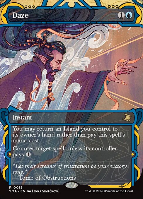 Daze (Foil) - Secrets of Strixhaven: Mystical Archive
