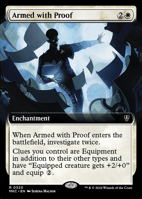 Armed with Proof (Extended Art) - Commander: Murders at Karlov Manor