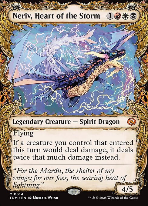 Neriv, Heart of the Storm (Showcase) - Tarkir: Dragonstorm