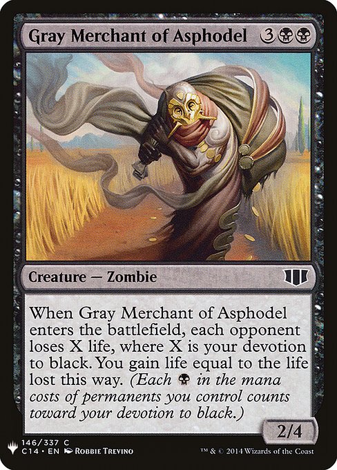 Gray Merchant of Asphodel - The List Reprints