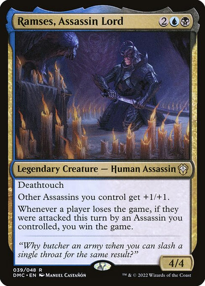 Ramses, Assassin Lord - Commander: Dominaria United