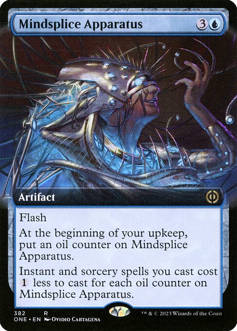 Mindsplice Apparatus (Extended Art) (Foil) - Phyrexia: All Will Be One