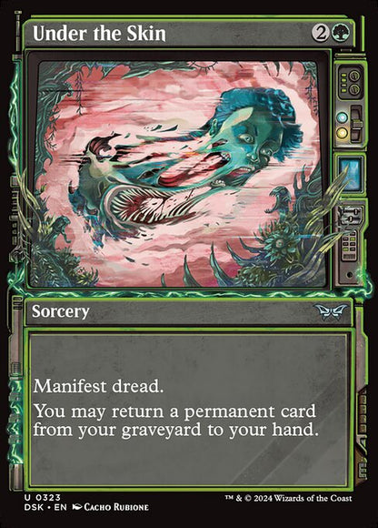 Under the Skin (Showcase) (Foil) - Duskmourn: House of Horror