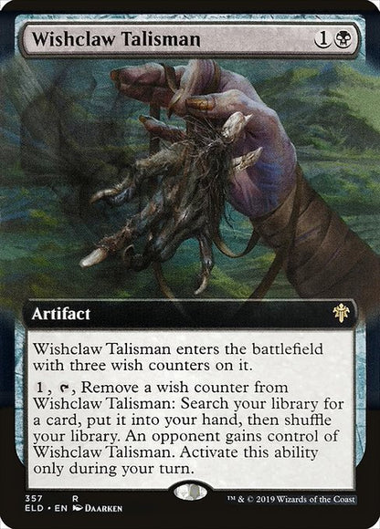 Wishclaw Talisman (Extended Art) - Throne of Eldraine