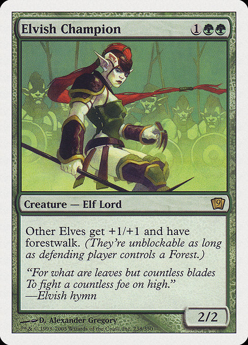 Elvish Champion (Foil) - 9th Edition