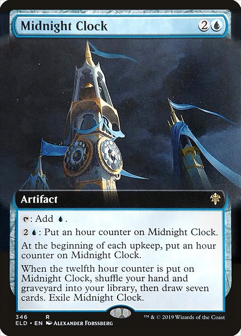 Midnight Clock (Extended Art) - Throne of Eldraine
