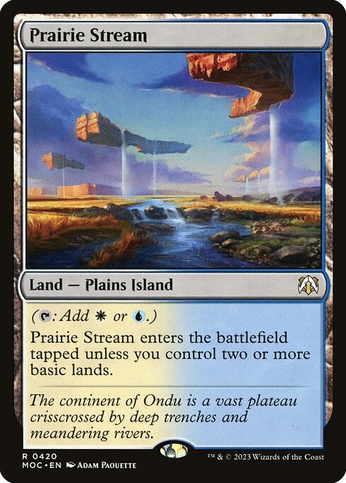 Prairie Stream - Commander: March of the Machine