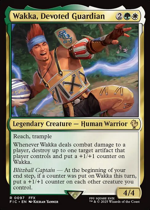 Wakka, Devoted Guardian - Commander: FINAL FANTASY