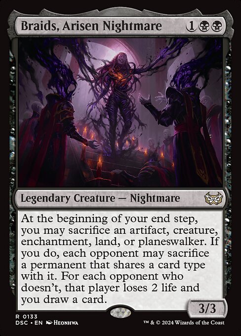 Braids, Arisen Nightmare - Commander: Duskmourn: House of Horror