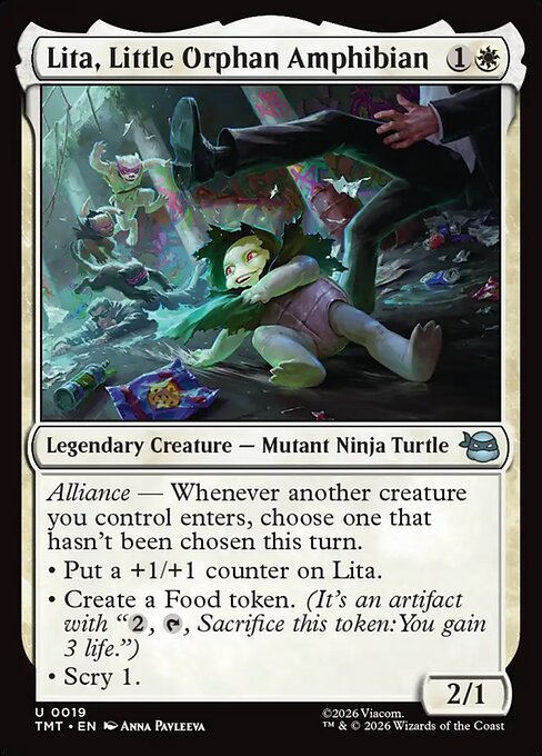 Lita, Little Orphan Amphibian - Teenage Mutant Ninja Turtles