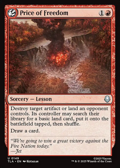 Price of Freedom (Foil) - Avatar: The Last Airbender