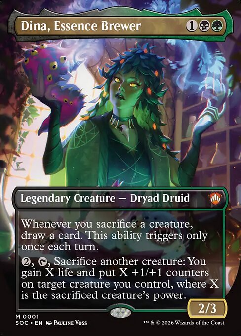 Dina, Essence Brewer (Borderless) - Commander: Secrets of Strixhaven