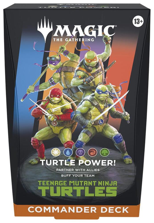 Teenage Mutant Ninja Turtles Commander Deck - Turtle Power! - Commander: Teenage Mutant Ninja Turtles (TMC) - North Valley Games