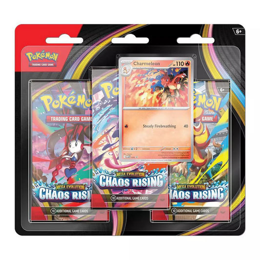 Chaos Rising 3 Pack Blister [Charmeleon] - ME04: Chaos Rising (CRI)