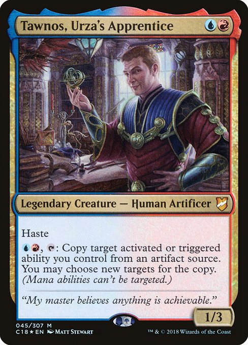 Tawnos, Urza's Apprentice (Foil) - Commander 2018